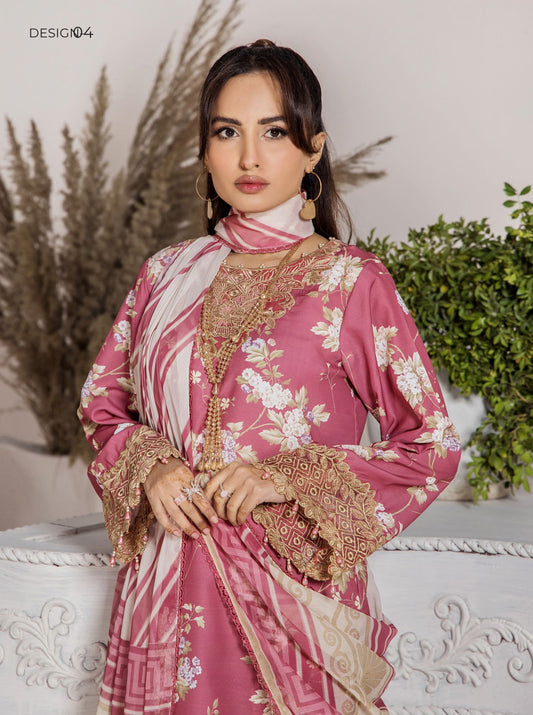 Mehnoor Zeenat Satin RTW Lawn 1313