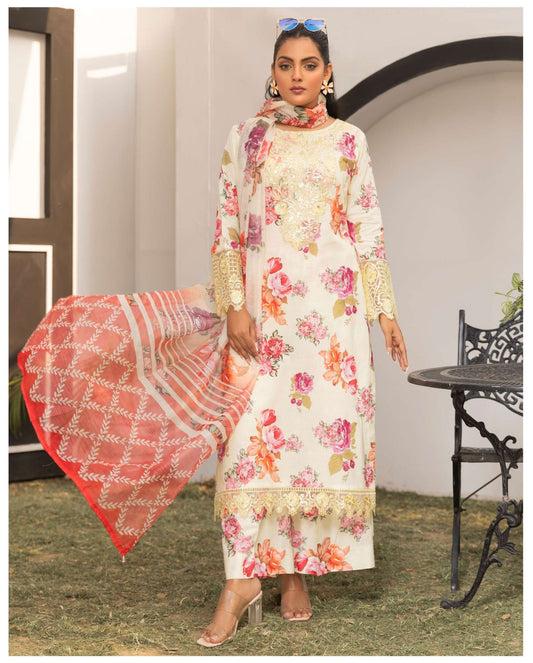 Simran's Nora – Digital Lawn Summer Vibes Collection Ss16