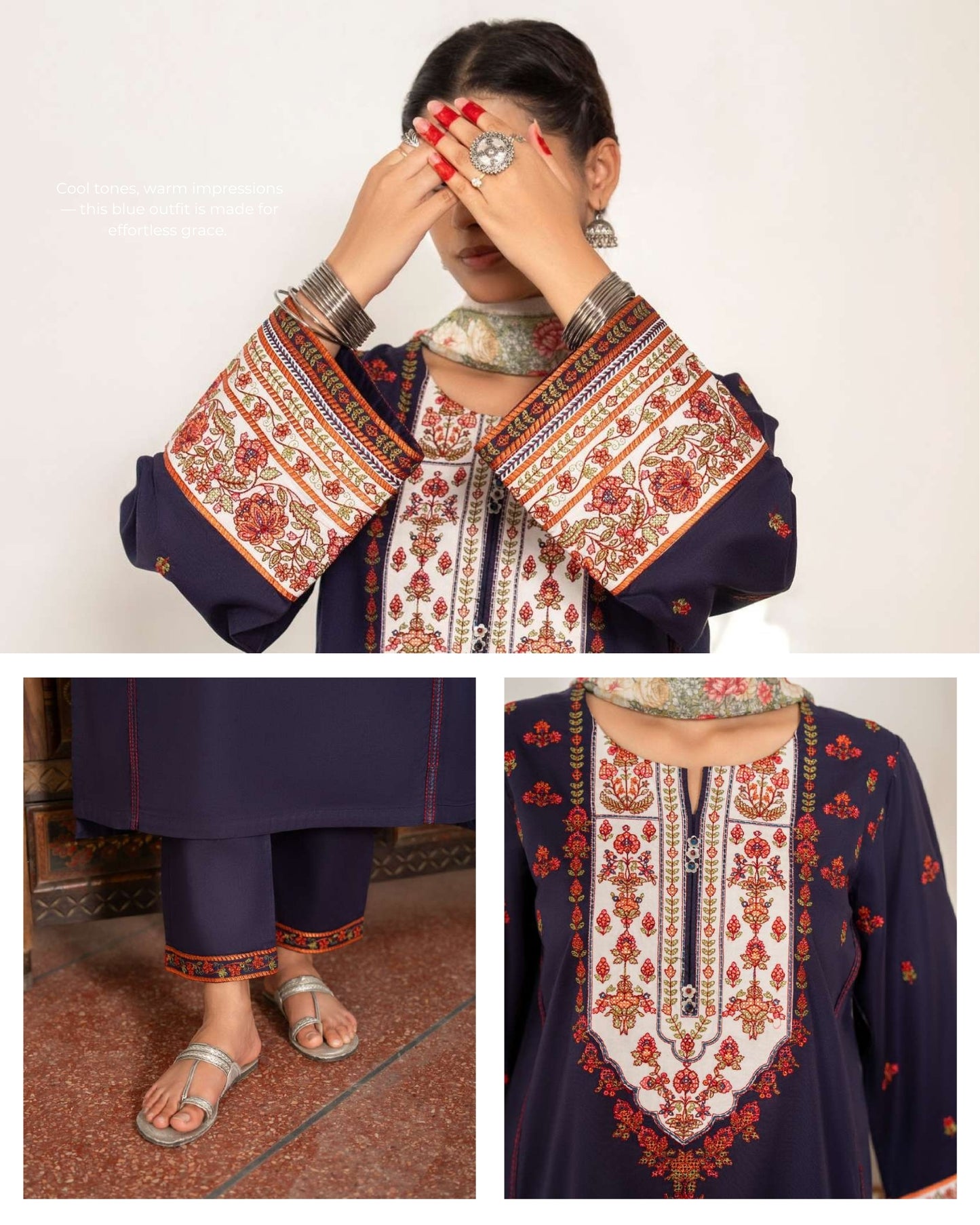 CASUALLITE ‘SIRF TUMHARI’| EMBROIDERED COTTON 3PC READYMADE | SAARA SPECIAL-405