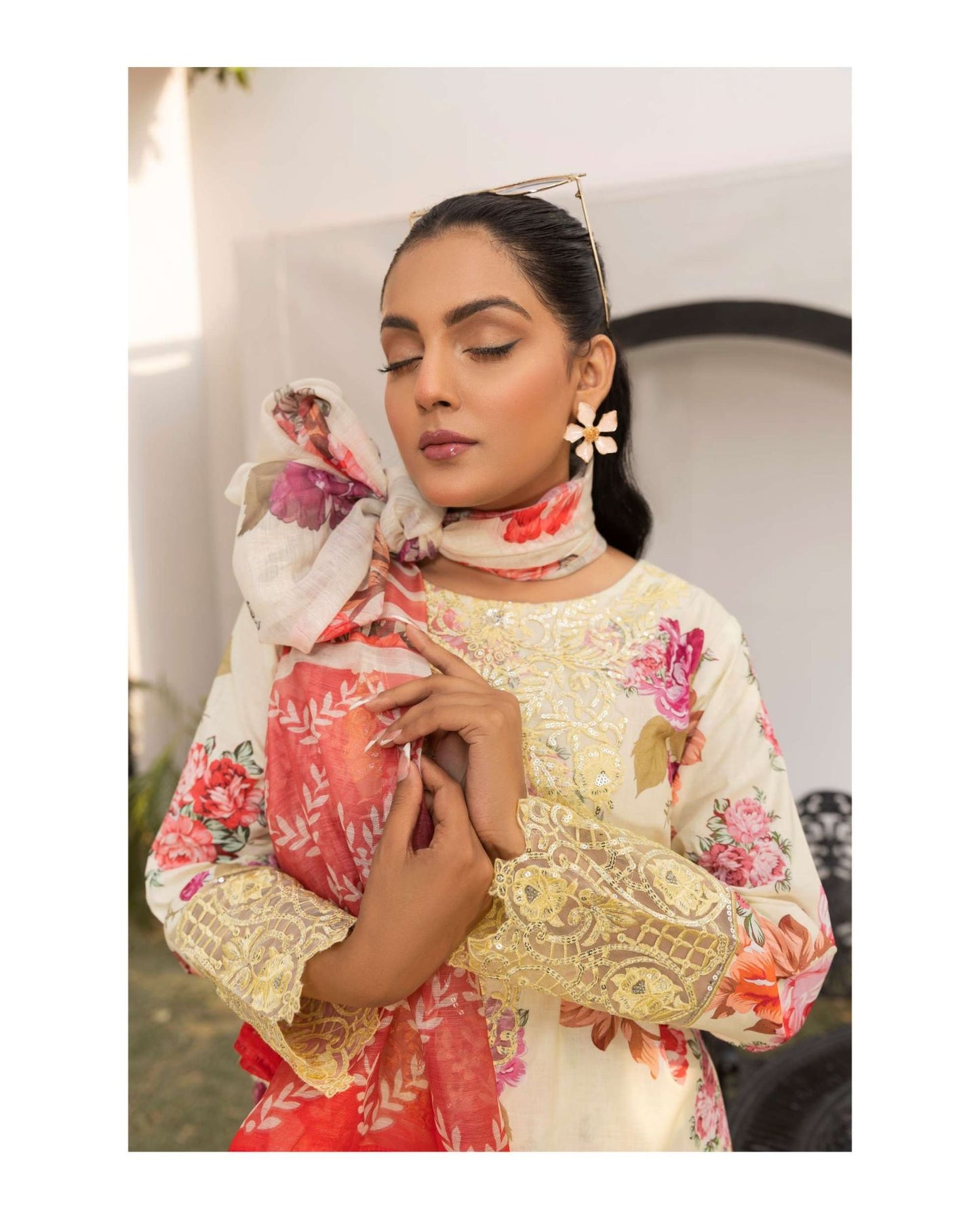 Simran's Nora – Digital Lawn Summer Vibes Collection Ss16