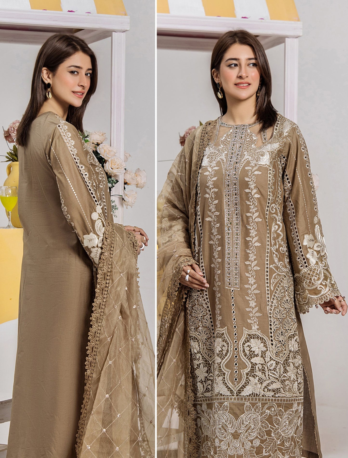 Mehnoor Eid Edit Embroidered Lawn Ready to Wear 1317
