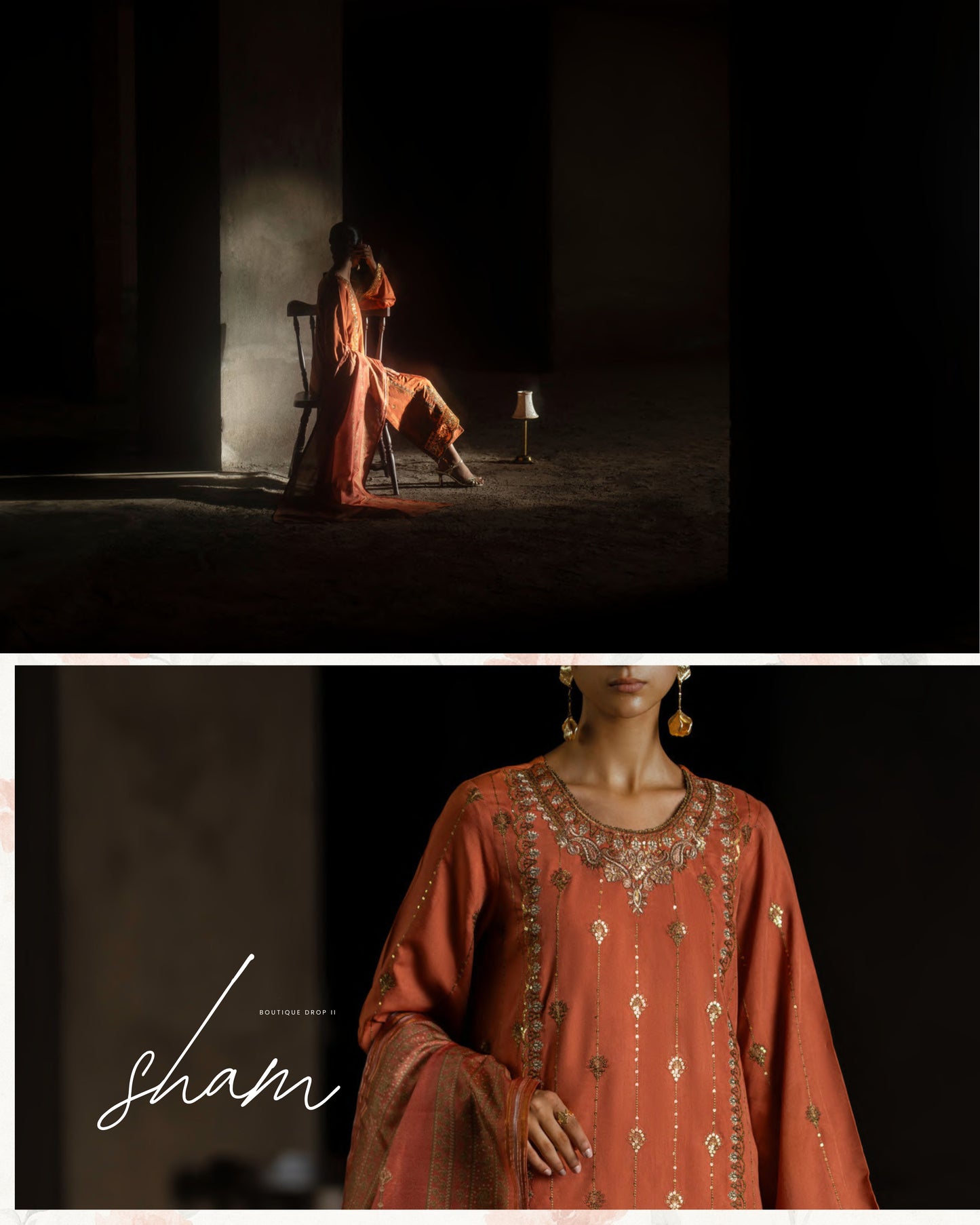 CASUALLITE SHAM PREMIUM VISCOSE LUXURY EMBROIDERED 3PC READYMADE CSP204