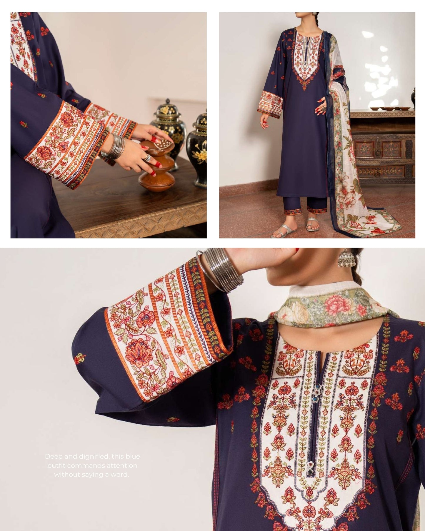 CASUALLITE ‘SIRF TUMHARI’| EMBROIDERED COTTON 3PC READYMADE | SAARA SPECIAL-405