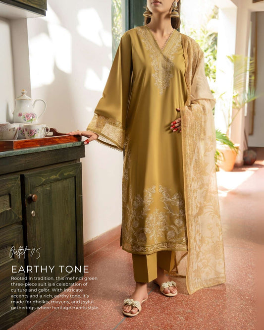 CASUALLITE ‘SIRF TUMHARI’| EMBROIDERED COTTON 3PC READYMADE | SAARA SPECIAL-404