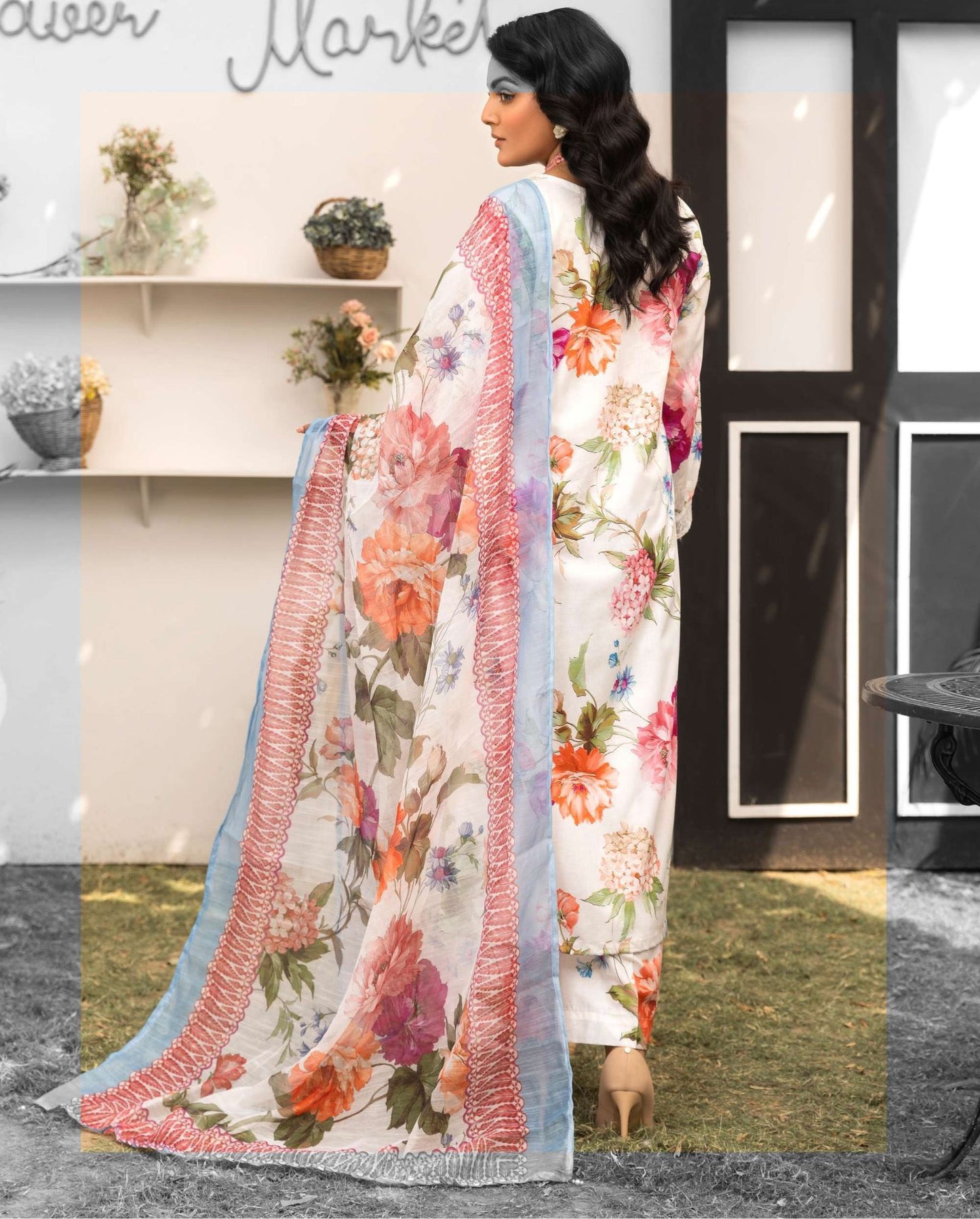 Simran's Nora – Digital Lawn Summer Vibes Collection Ss17