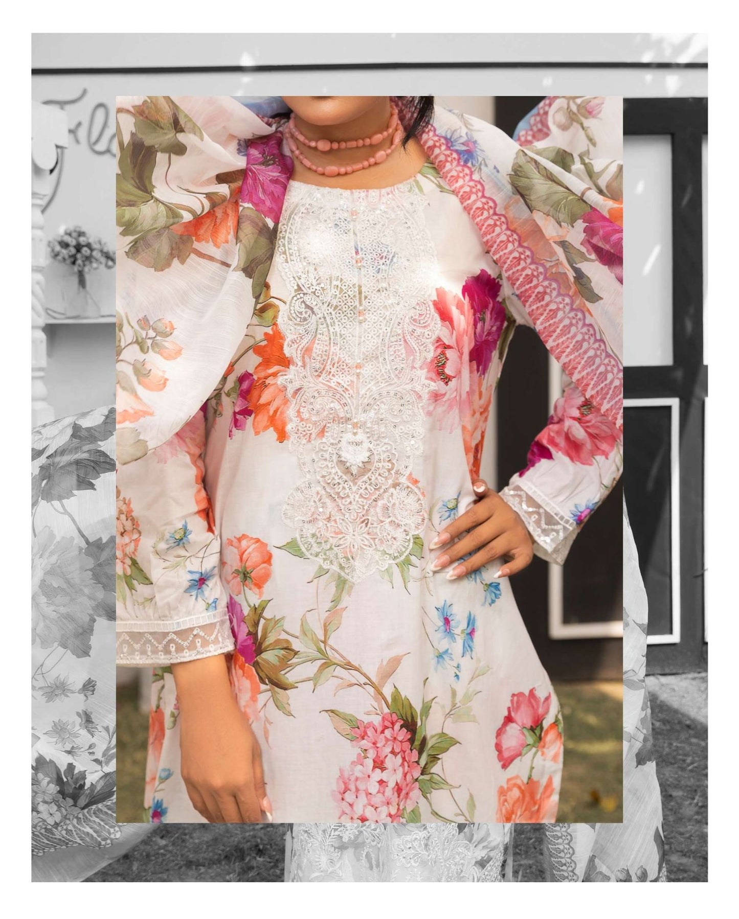 Simran's Nora – Digital Lawn Summer Vibes Collection Ss17
