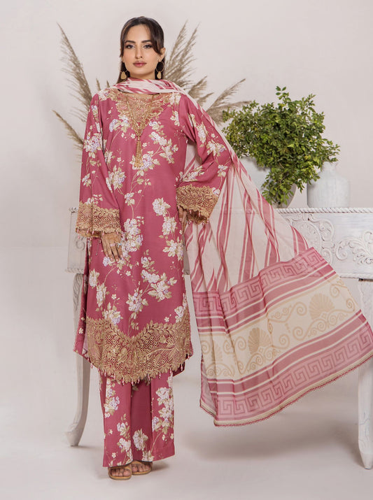 Mehnoor Zeenat Satin RTW Lawn 1313