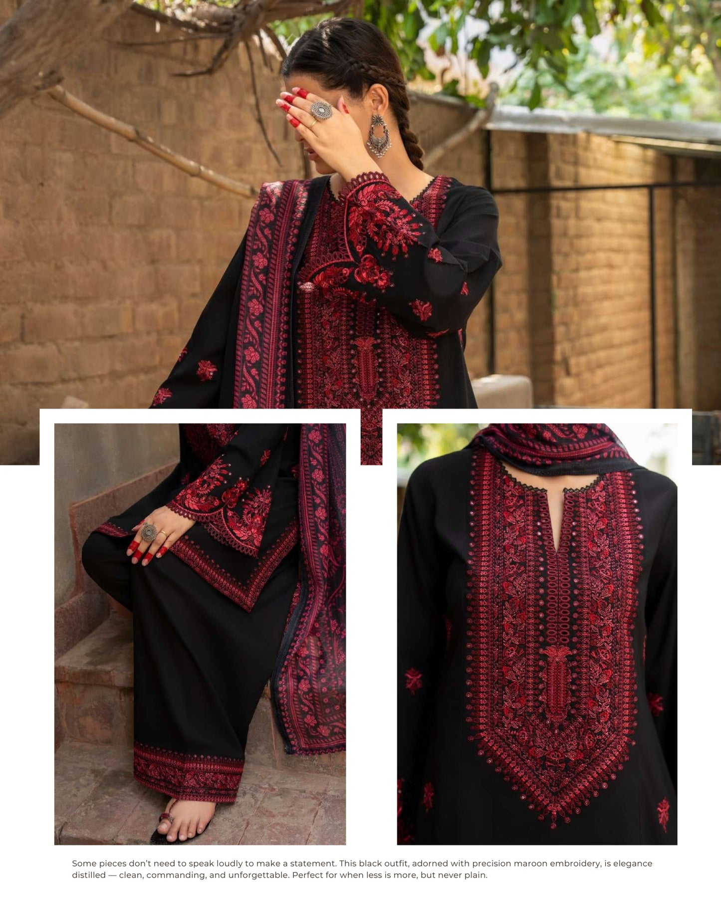 CASUALLITE ‘SIRF TUMHARI’| EMBROIDERED COTTON 3PC READYMADE | SAARA SPECIAL-406