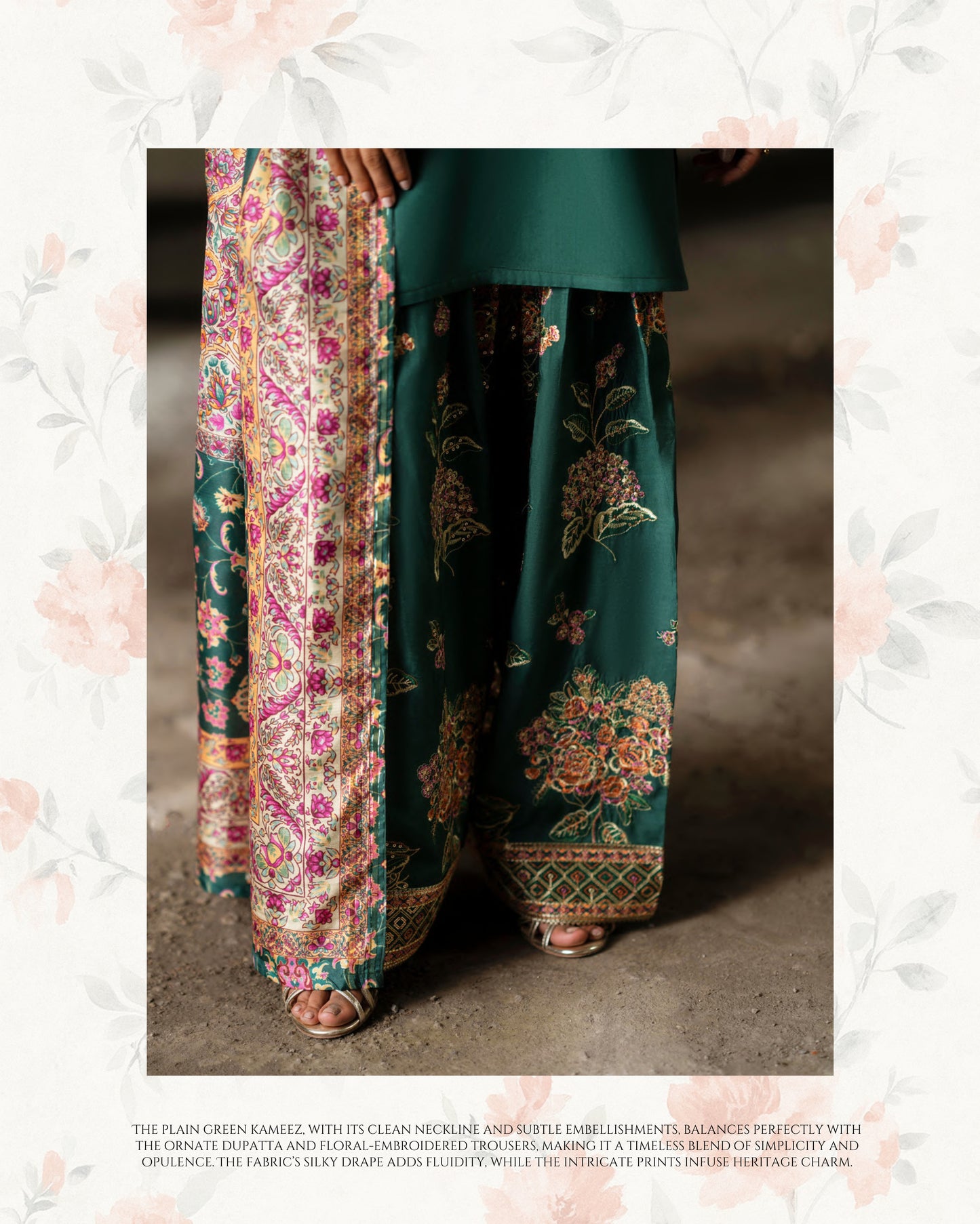 CASUALLITE SHAM PREMIUM VISCOSE LUXURY EMBROIDERED 3PC READYMADE CSP206