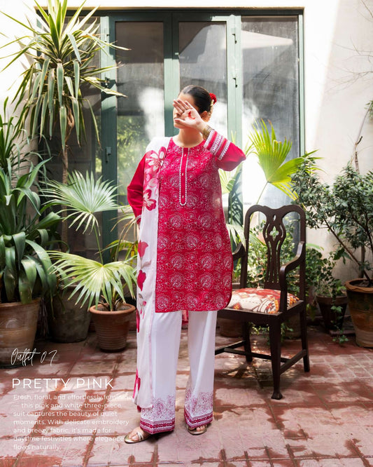 CASUALLITE ‘SIRF TUMHARI’| EMBROIDERED COTTON 3PC READYMADE | SAARA SPECIAL -407