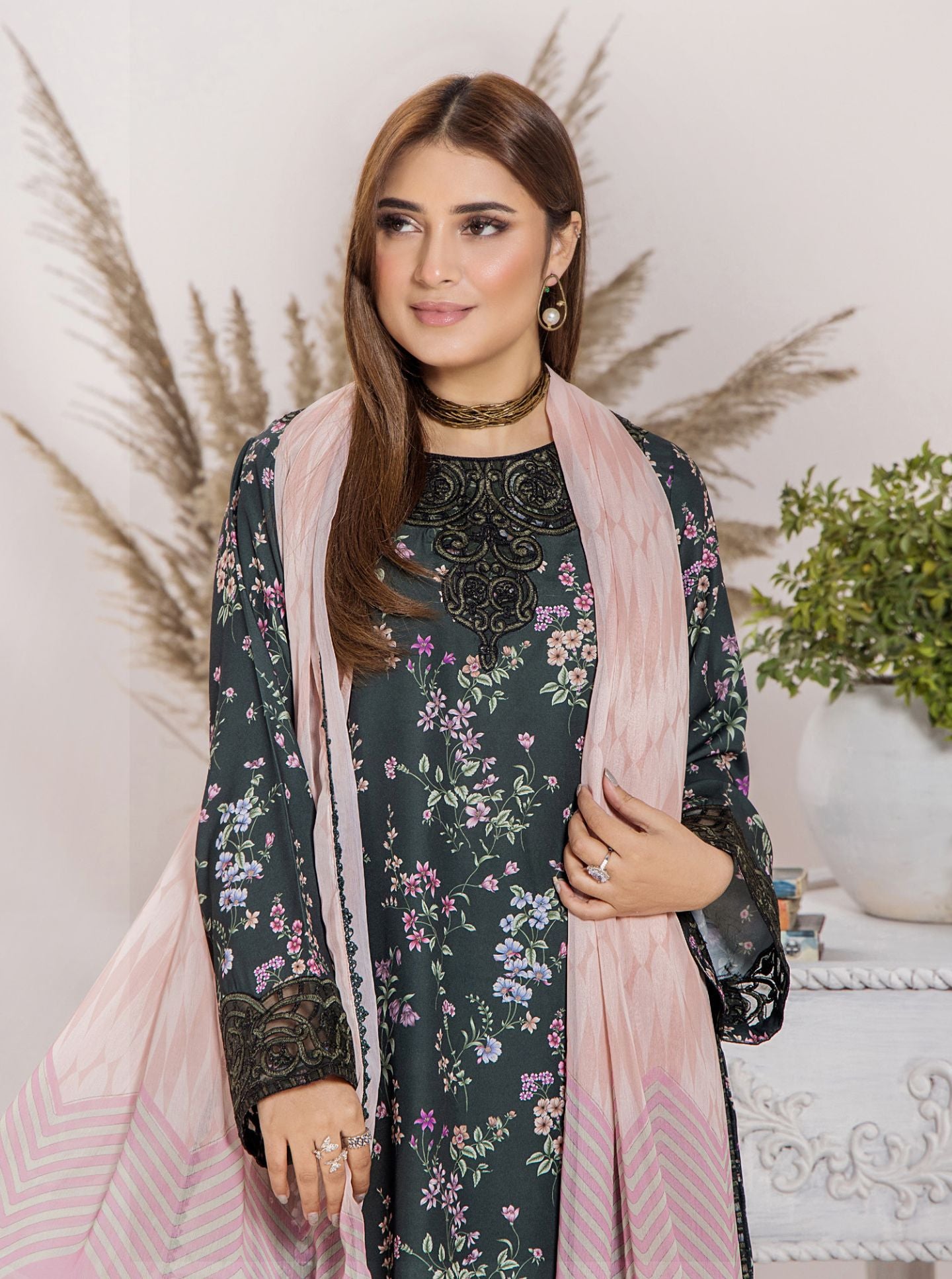 Mehnoor Zeenat Satin RTW Lawn 1314