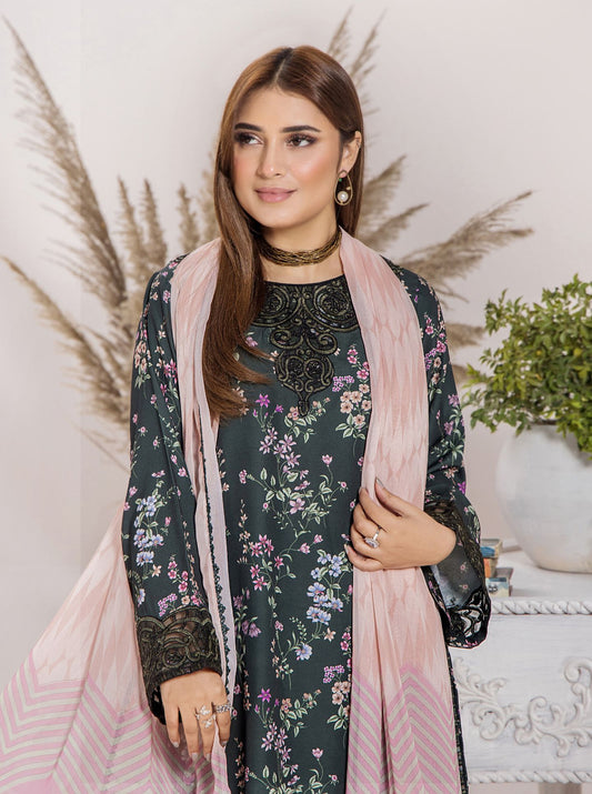 Mehnoor Zeenat Satin RTW Lawn 1314
