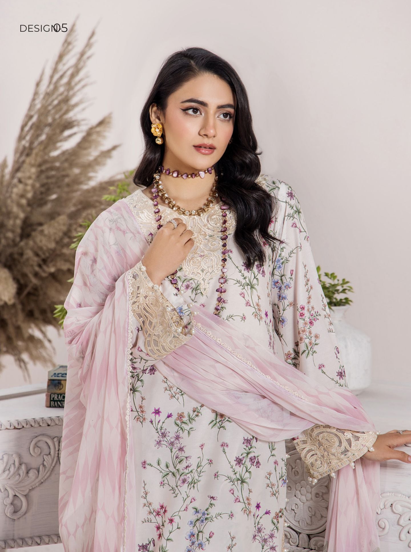 Mehnoor Zeenat Satin RTW Lawn 1315