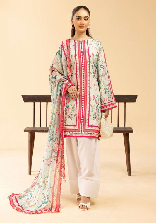 Sania Masketiya Mehak collection 3 piece printed casual suit 112202