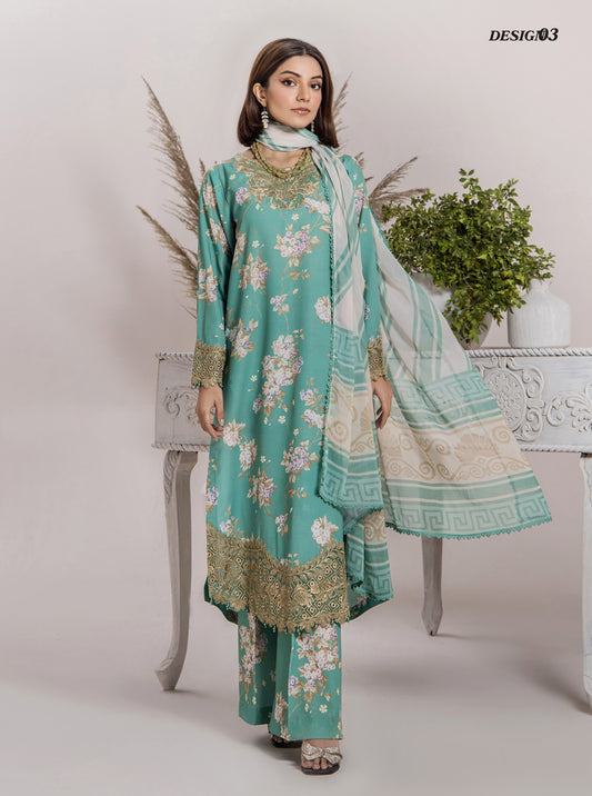 Traditional Threads Zeenat Satin Lawn Mehnoor 02 1313