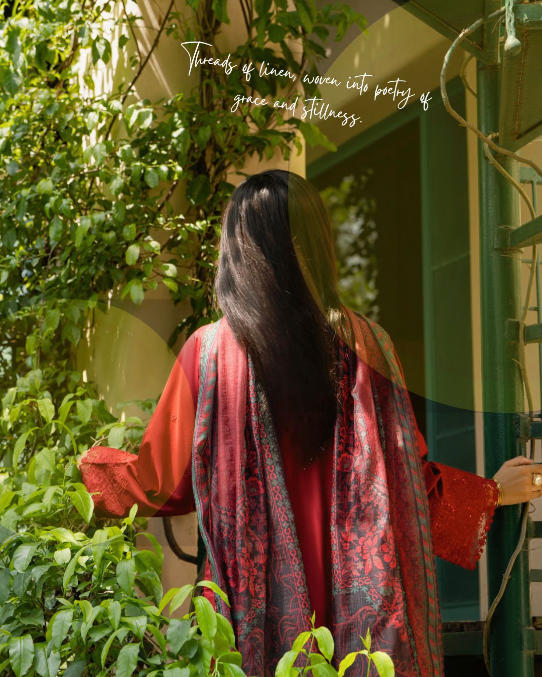 Premium Linen 3PC Embroidered Outfit RUA14