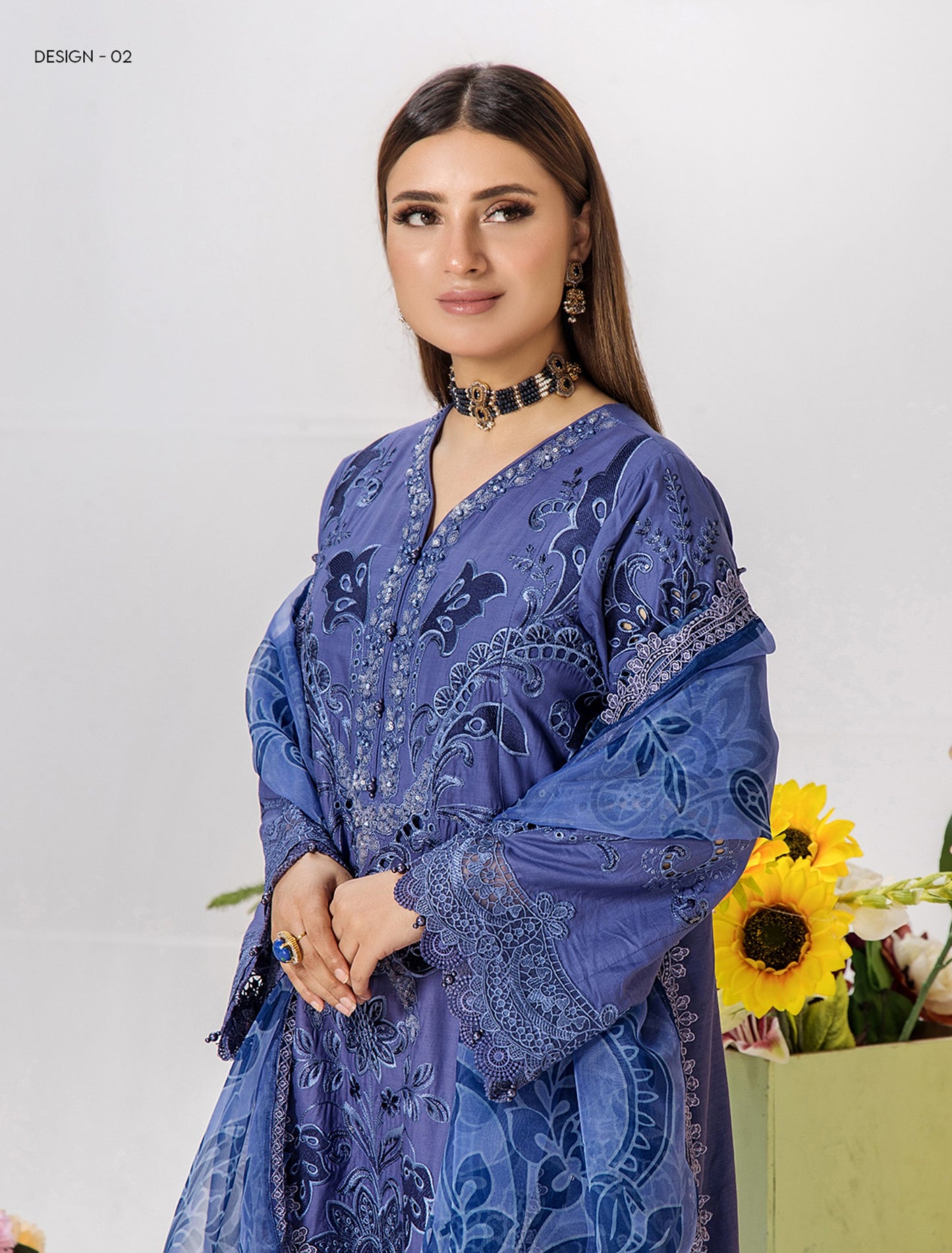Mehnoor Eid Edit Embroidered Lawn Ready to Wear 1314