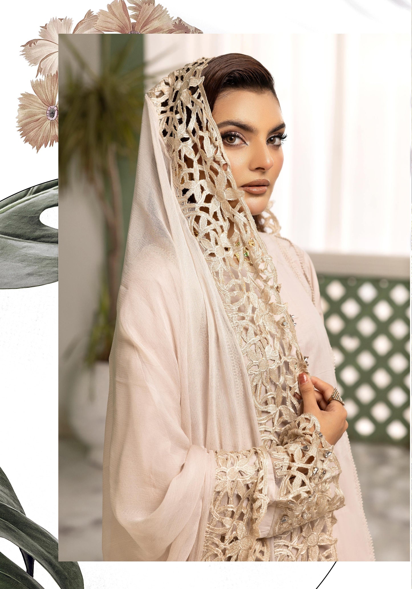 SIMRANS ‘AURA LUX’ | EMBROIDERED COTTON READYMADE TRADITIONAL WOMENSWEAR3025