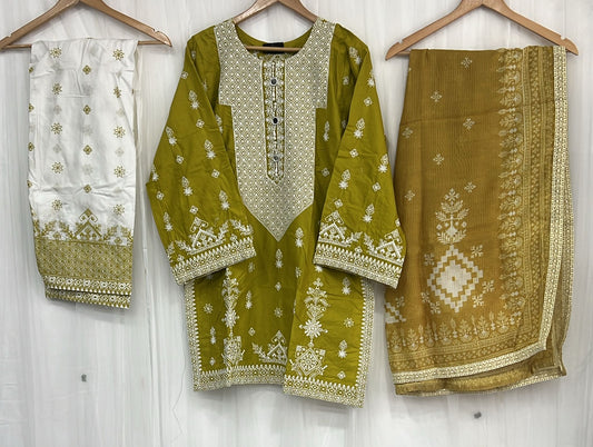 KARMA ‘AFFREEN’ | EMBROIDERED COTTON READYMADE | KC 135