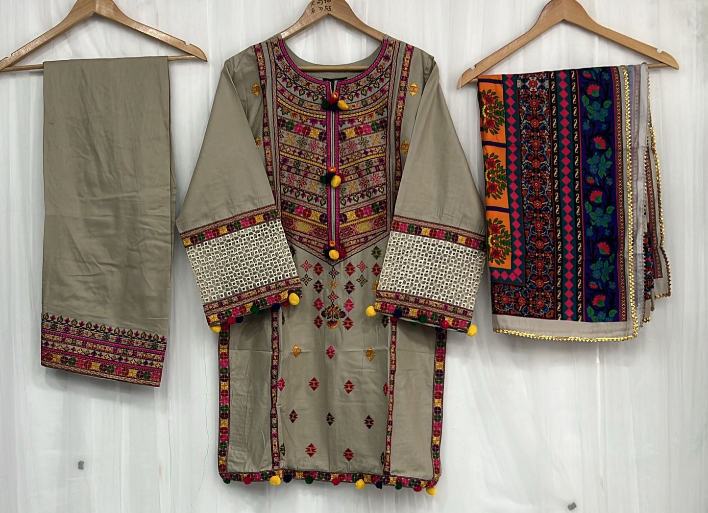 KARMA ‘AFFREEN’ | EMBROIDERED COTTON READYMADE | KC 150