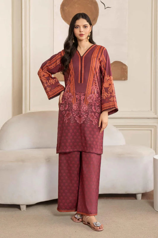ALLYS 2PC DIGITAL PRINTED CO-ORDS READYMADE 027 SAARA SPECIAL