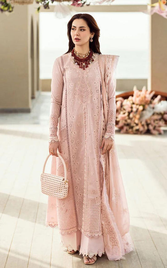 SIMRANS QALAMKAR AFIYA LUX COLLECTION 3 PIECE EMBROIDERED SUIT READYMADE Q04 - S&S