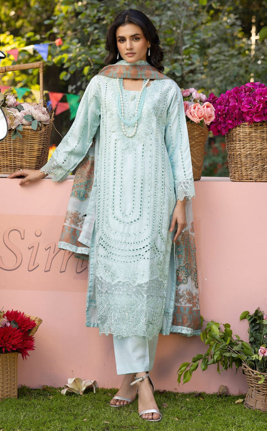 SIMRANS ‘ELLA’ | EMBROIDERED VISCOSE READYMADE | SM301 - S&S