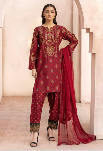 SIMRANS ‘LIMELIGHT’ | EMBROIDERED LAWN READYMADE | SM843 - S&S