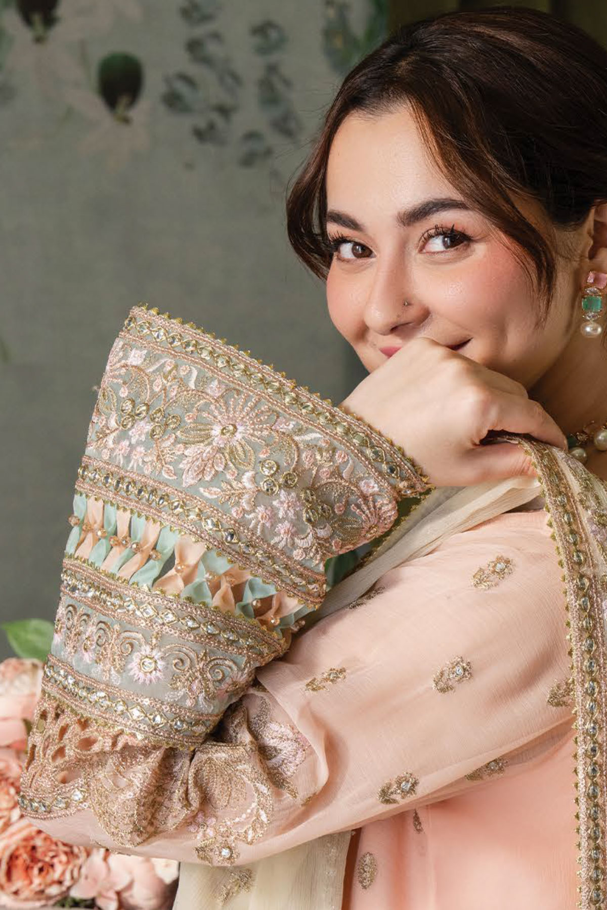 SIMRANS Hania Amir collection 3 piece Kashud embroidered suit readymade 901 - S&S
