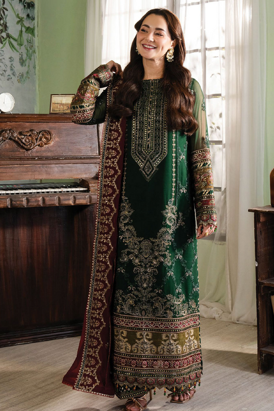 SIMRANS Hania Amir collection 3 piece Kashud embroidered suit readymade 903 - S&S