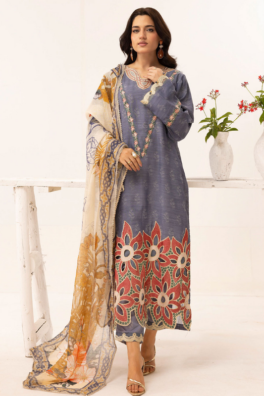SIMRANS ‘LIBAAS-E-KHAAS’ | EMBROIDERED MONAR READYMADE | SM854 - S&S