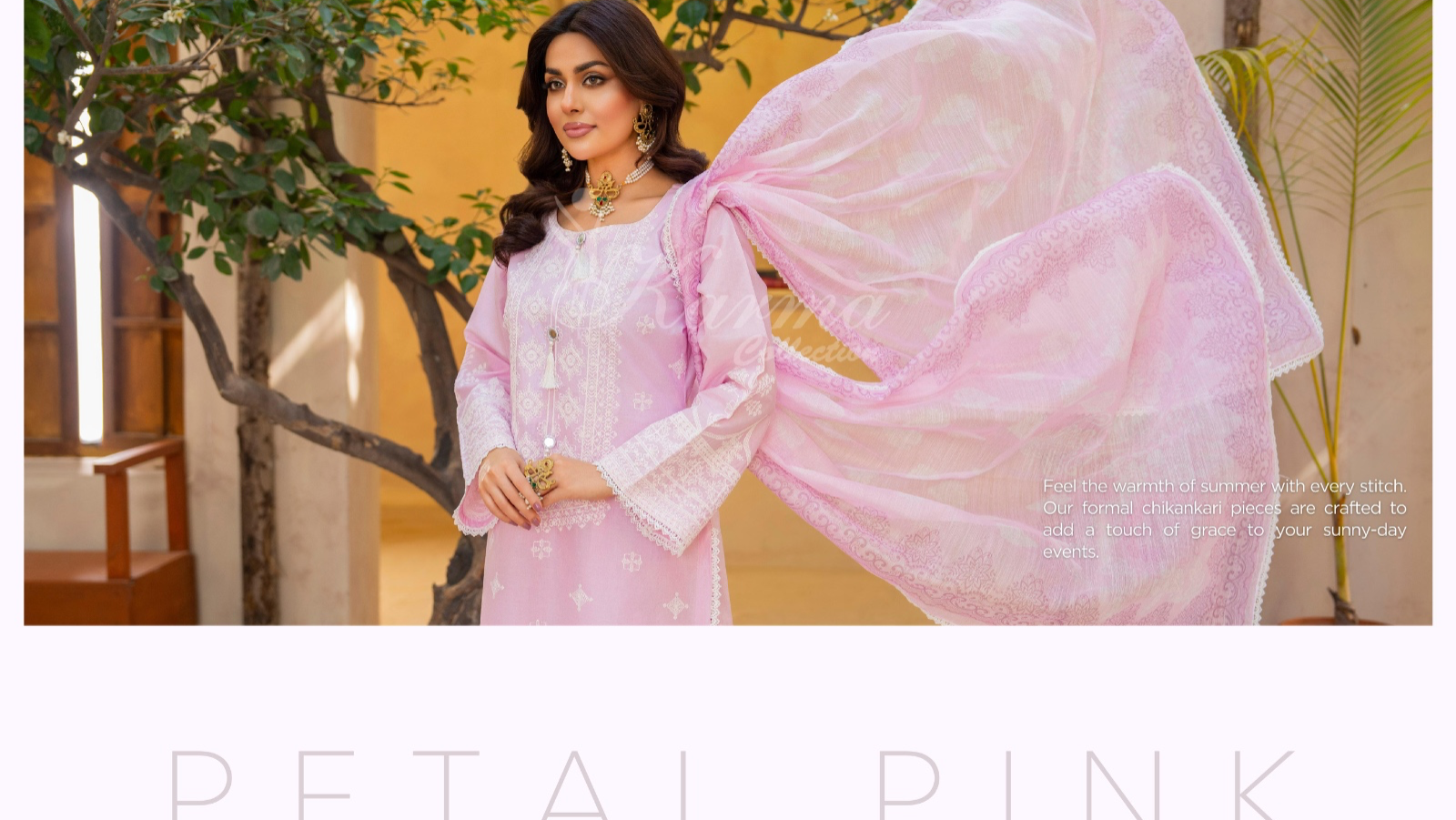 KARMA ‘AFFREEN’ | EMBROIDERED COTTON READYMADE | KC-143 - S&S