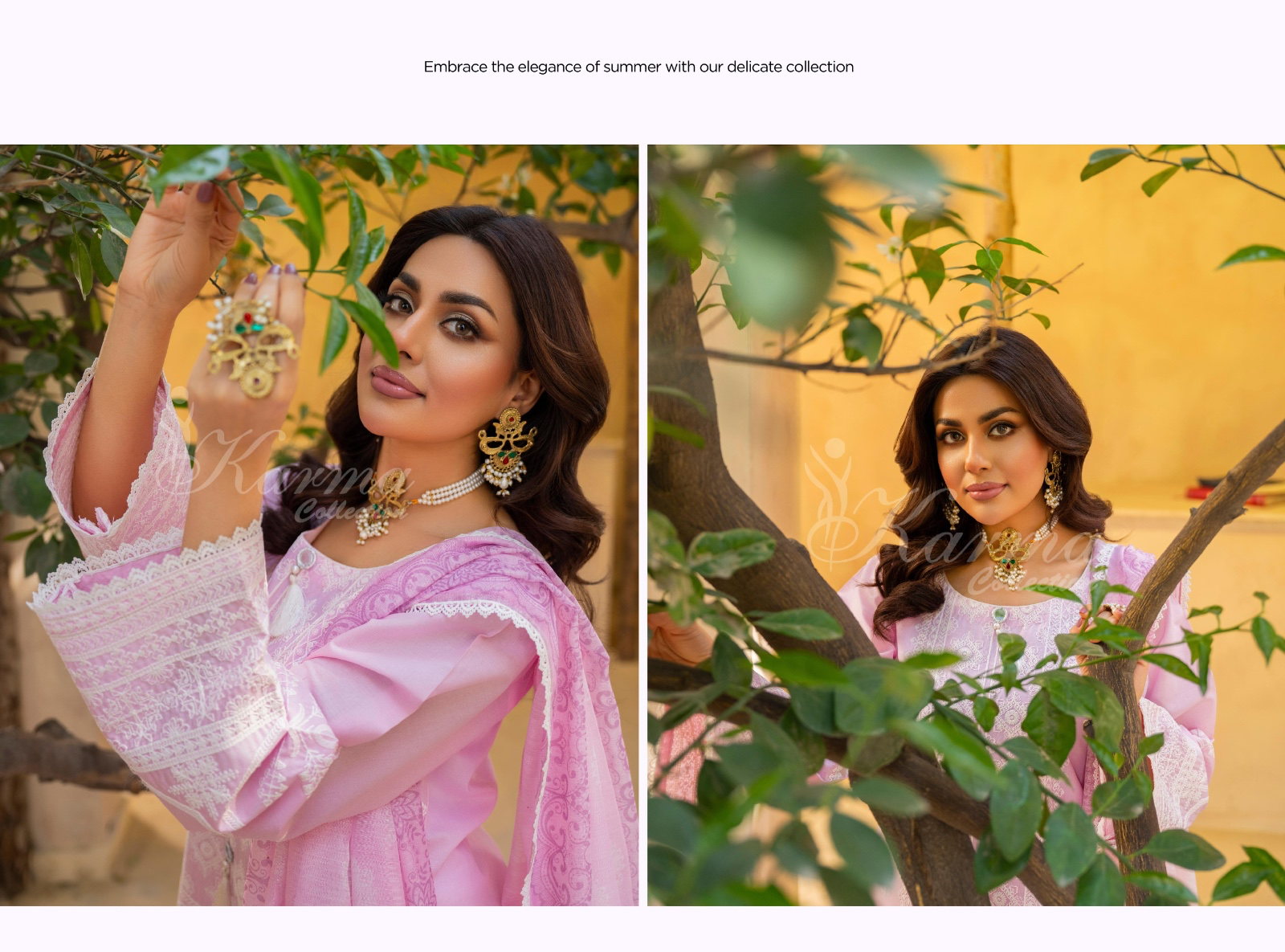 KARMA ‘AFFREEN’ | EMBROIDERED COTTON READYMADE | KC-143 - S&S