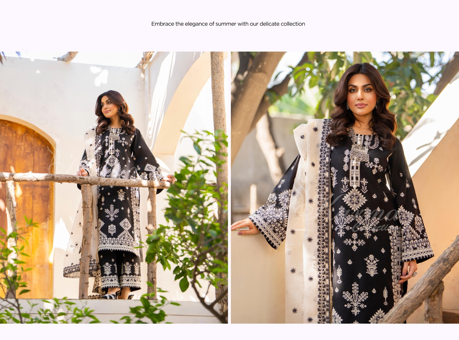 KARMA ‘AFFREEN’ | EMBROIDERED COTTON READYMADE | KC-148 - S&S