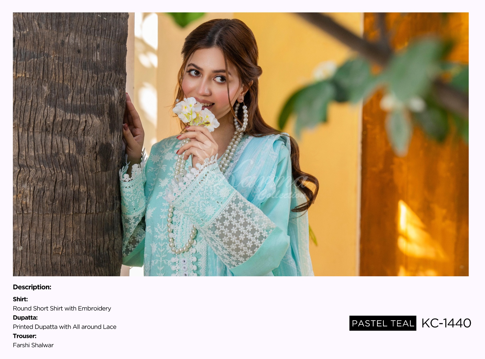 KARMA ‘AFFREEN’ | EMBROIDERED COTTON READYMADE | KC-151 - S&S