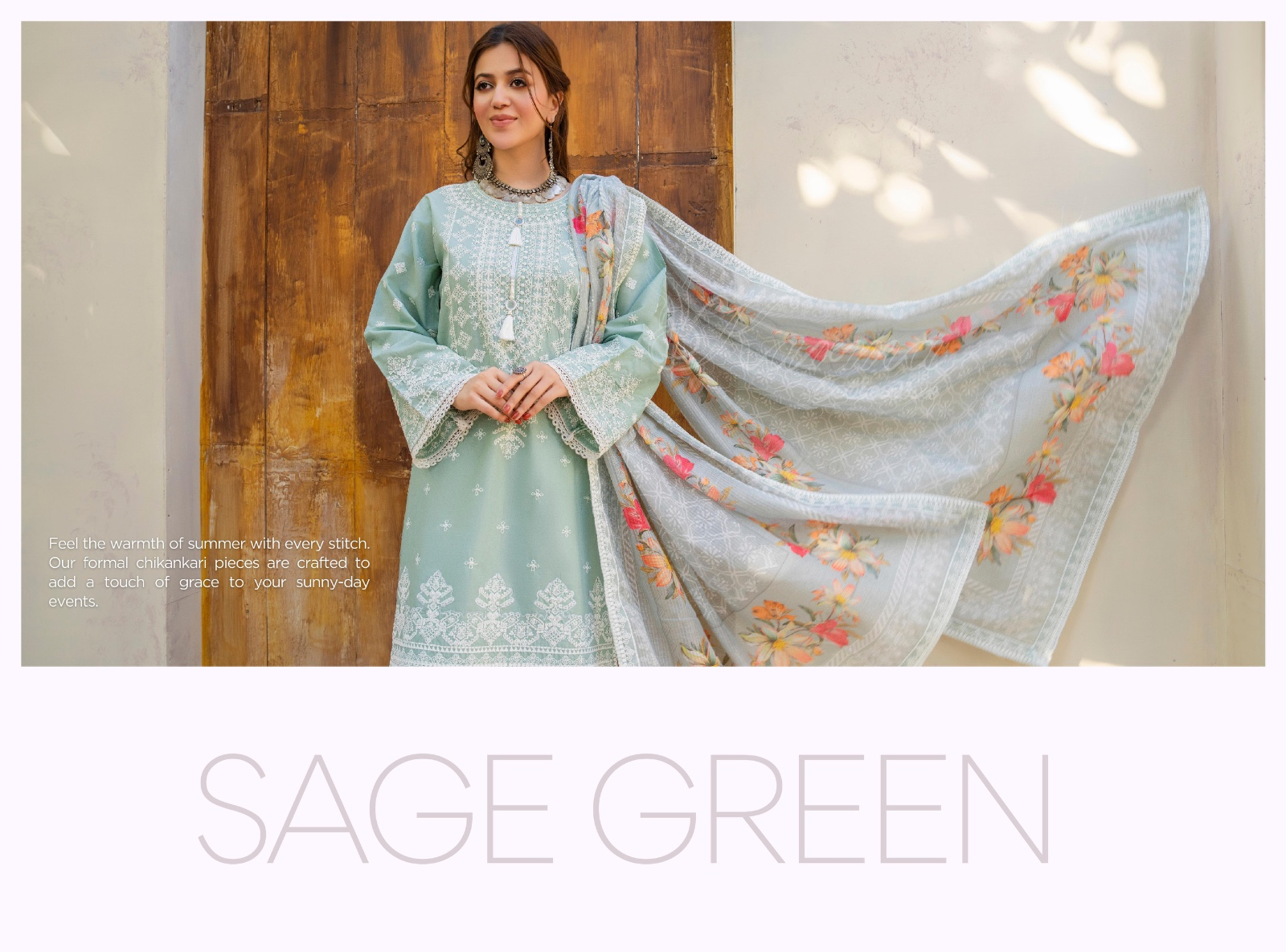 KARMA ‘AFFREEN’ | EMBROIDERED COTTON READYMADE | KC-156 - S&S