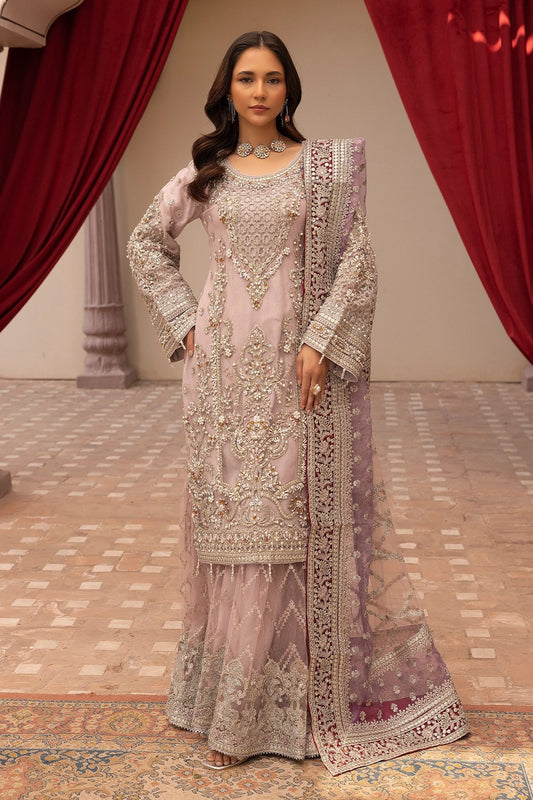 SIMRANS Imrozia premium collection 3 piece embroidered readymade suit-302 - S&S