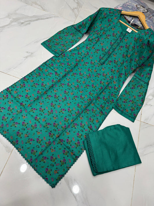 NAKHRA IZEL 2PC DIGITAL PRINTED DHANAK READYMADE SUITS 01 - S&S