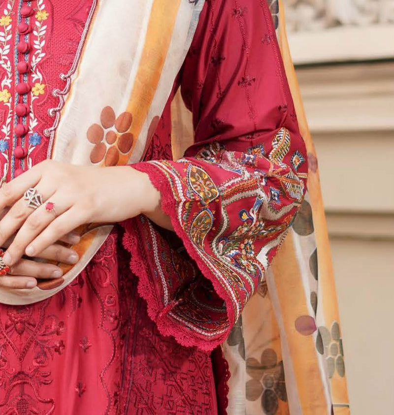 MUNIRA | EMBROIDERED LINEN READYMADE | MGL011 - S&S