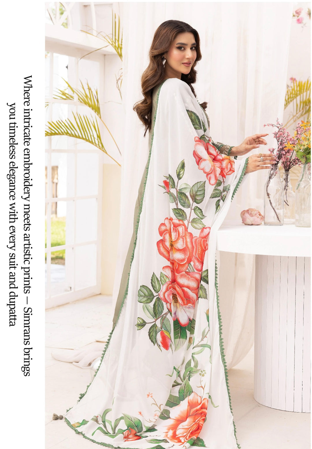 SIMRANS ‘RIWAYAT’ | EMBROIDERED LUXURY VISCOSE READYMADE WOMENSWEAR |1315