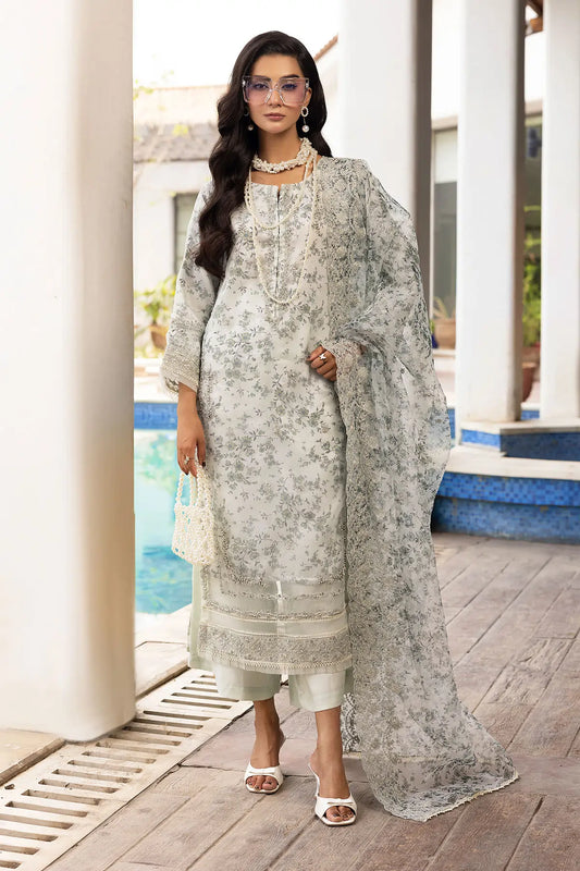 SIMRANS Mehrunisa premium 3 piece mummy & me Ladies mint outfit