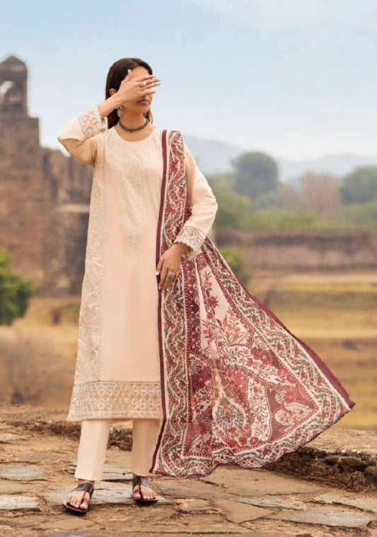 CASUALLITE ‘SKY STORIES’ | EMBROIDERED COTTON 3PC READYMADE |07