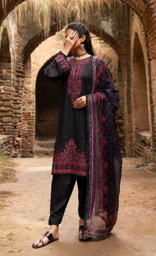 CASUALLITE ‘SKY STORIES’ | EMBROIDERED COTTON 3PC READYMADE |05