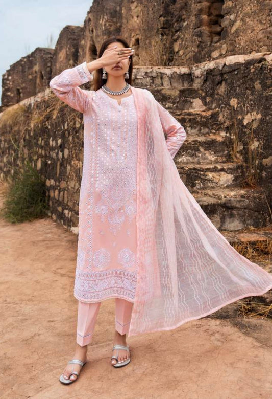 CASUALLITE ‘SKY STORIES’ | EMBROIDERED COTTON 3PC READYMADE |04
