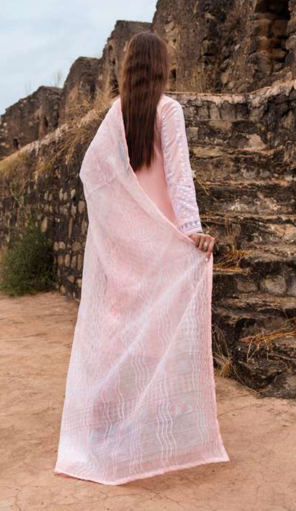 CASUALLITE ‘SKY STORIES’ | EMBROIDERED COTTON 3PC READYMADE |04