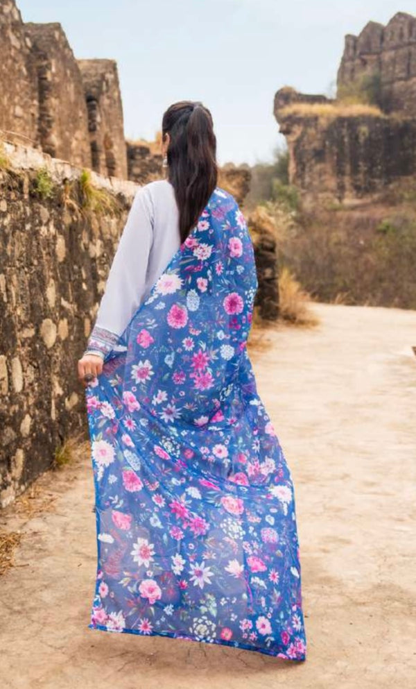 CASUALLITE ‘SKY STORIES’ | EMBROIDERED COTTON 3PC READYMADE |03