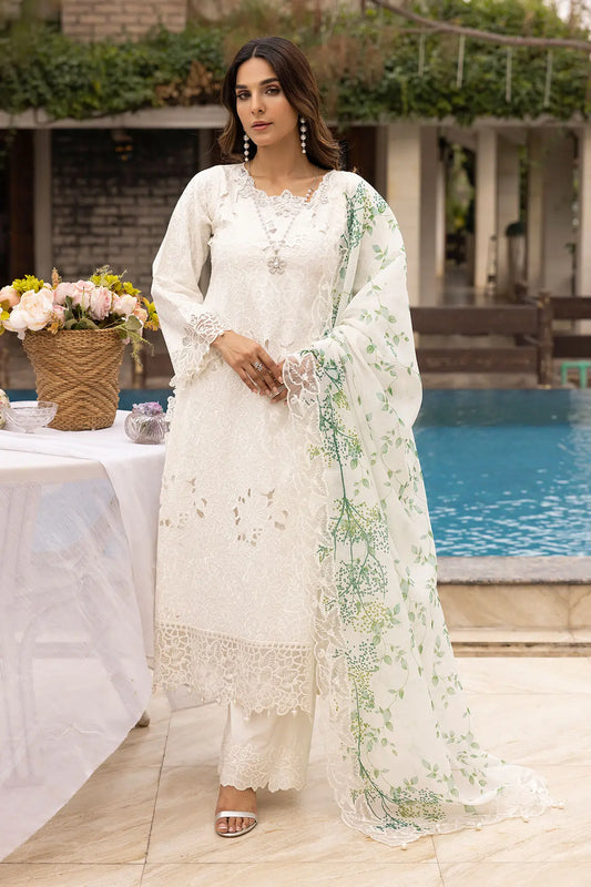 SIMRANS IVANA LUXE CHIKANKARI EID COLLECTION 3 PIECE READYMADE SUIT 787