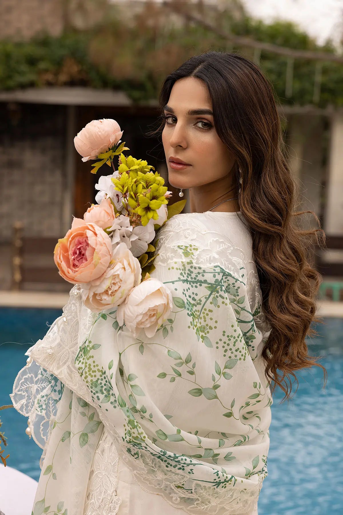 SIMRANS IVANA LUXE CHIKANKARI EID COLLECTION 3 PIECE READYMADE SUIT 787
