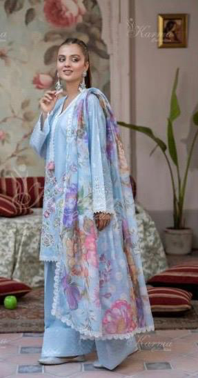 KARMA ‘AFFREEN’ | EMBROIDERED COTTON READYMADE | KC-276