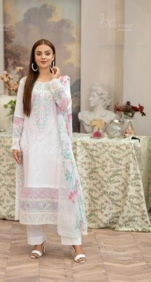 KARMA ‘AFFREEN’ | EMBROIDERED COTTON READYMADE | KC-270